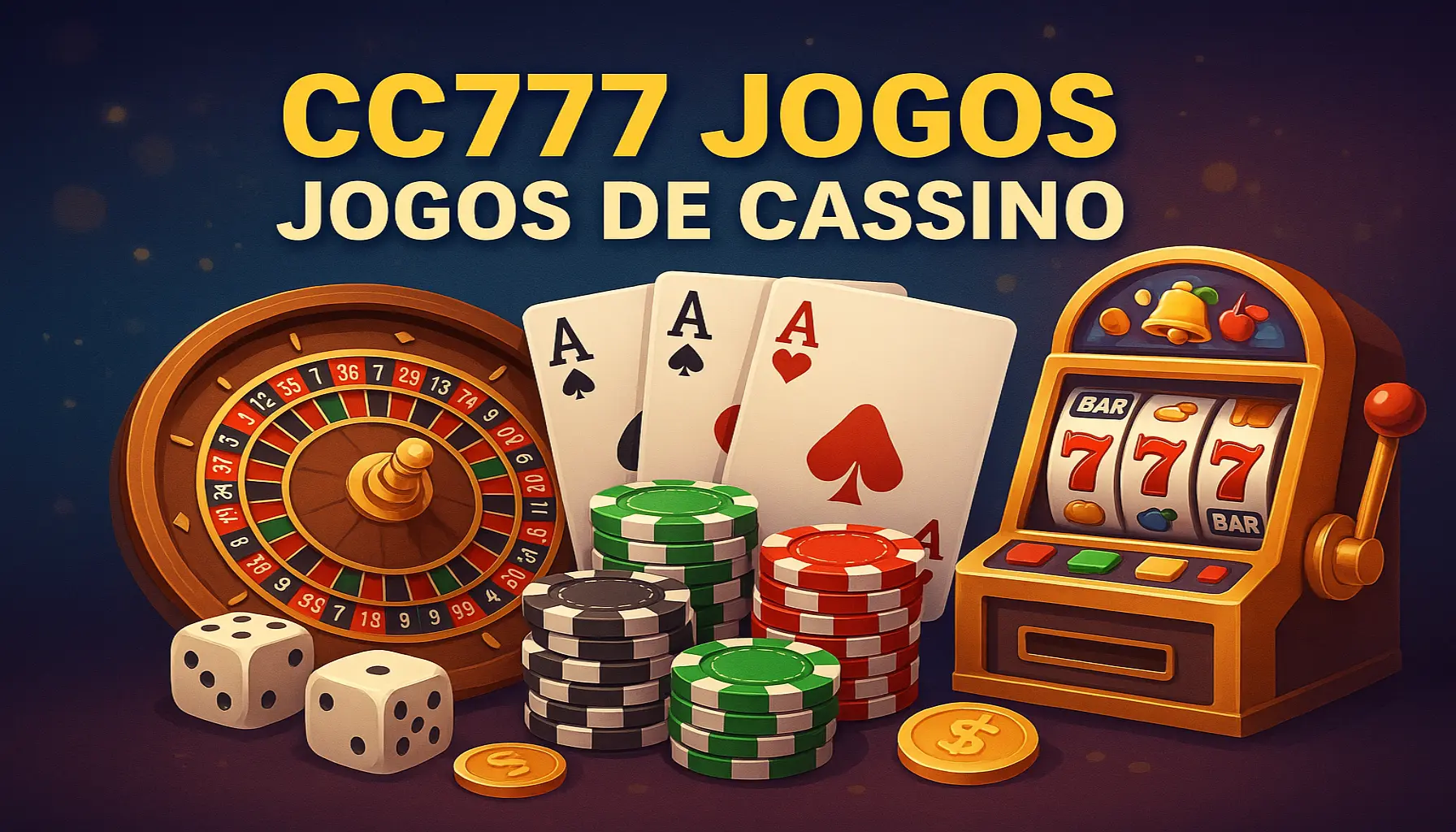 Jogos de cassino online inovadores e emocionantes na CC777